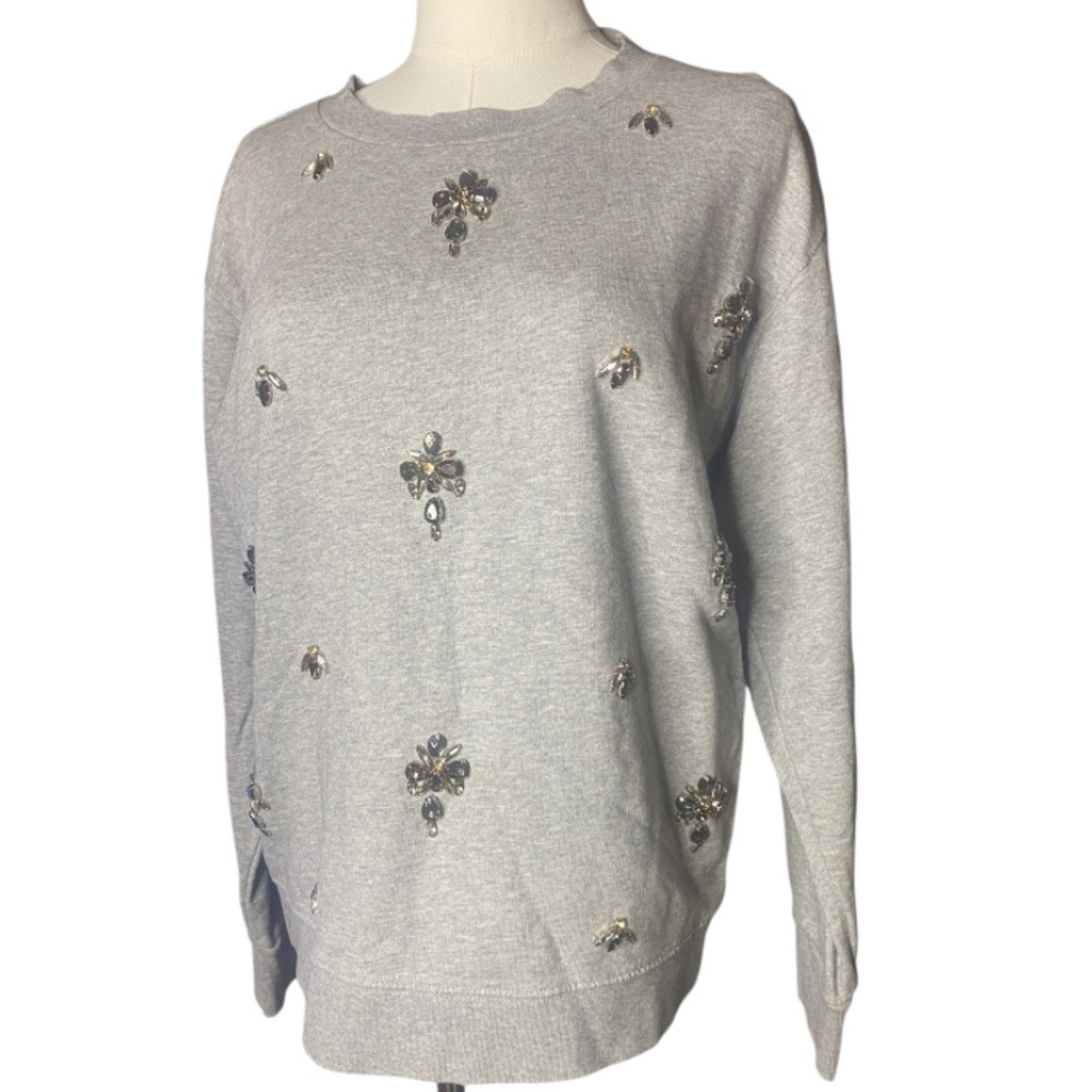 J. Crew Embellished chandelier sweatshirt
M